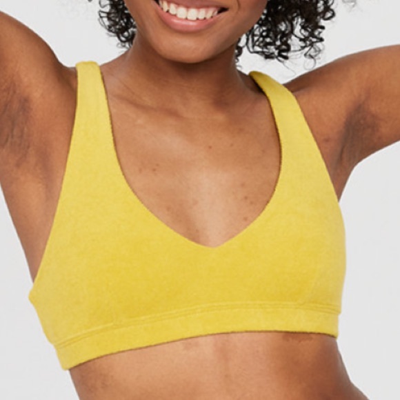 OFFLINE By Aerie Summer Lights Terry Sports Bra dark blue - Picture 6 of 6